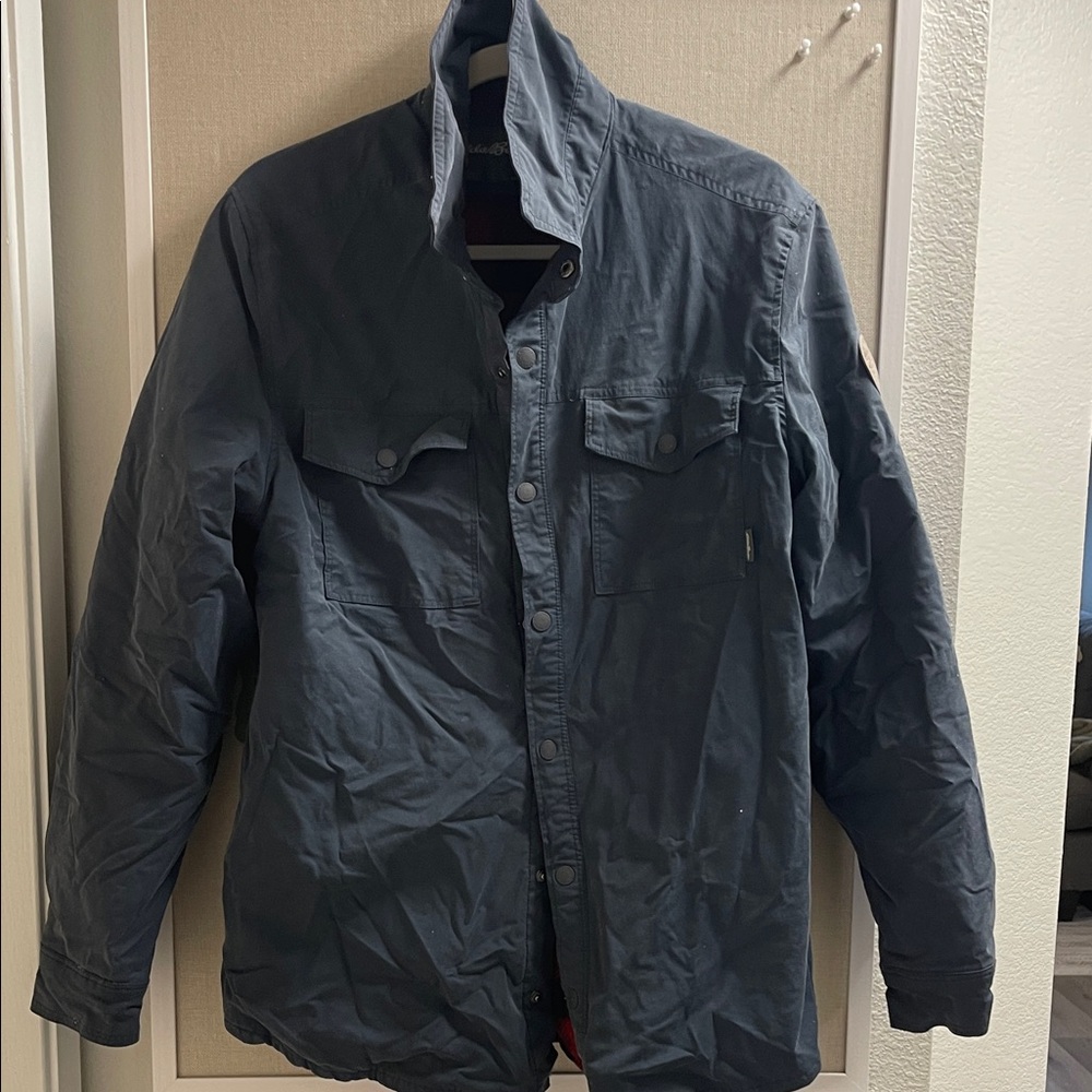 Eddie Bauer Men's Dark Blue Military Jacket